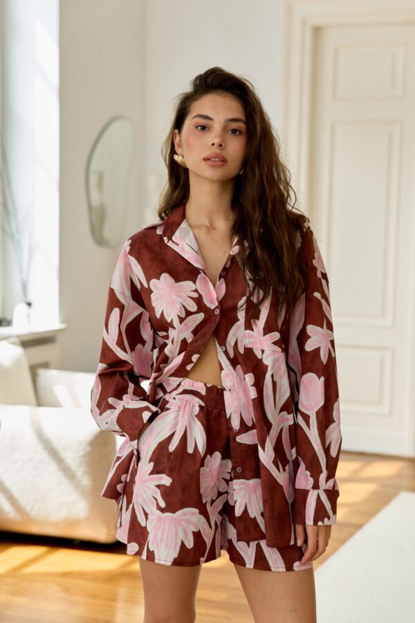 Blush Palms Two-Piece Set