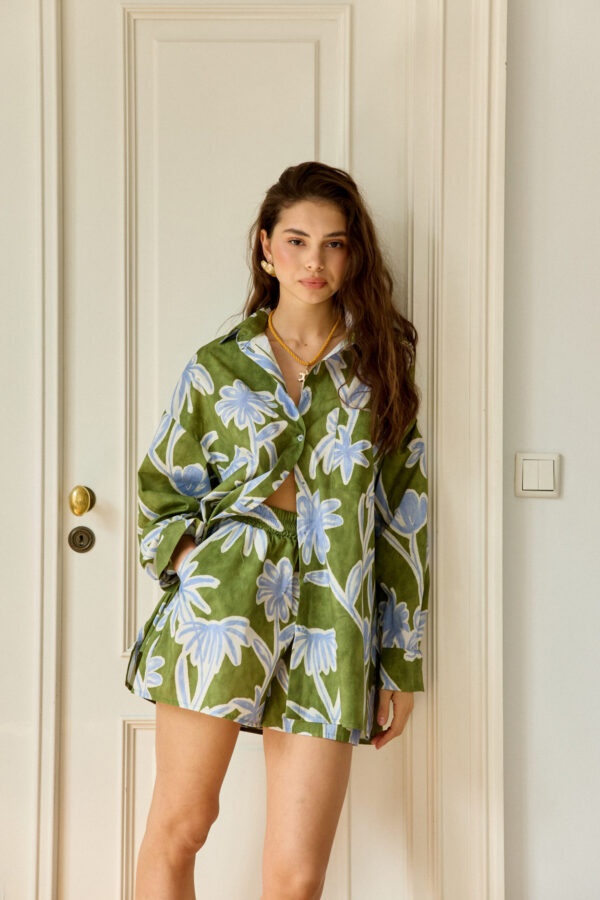 Ocean Palms Two-Piece Set